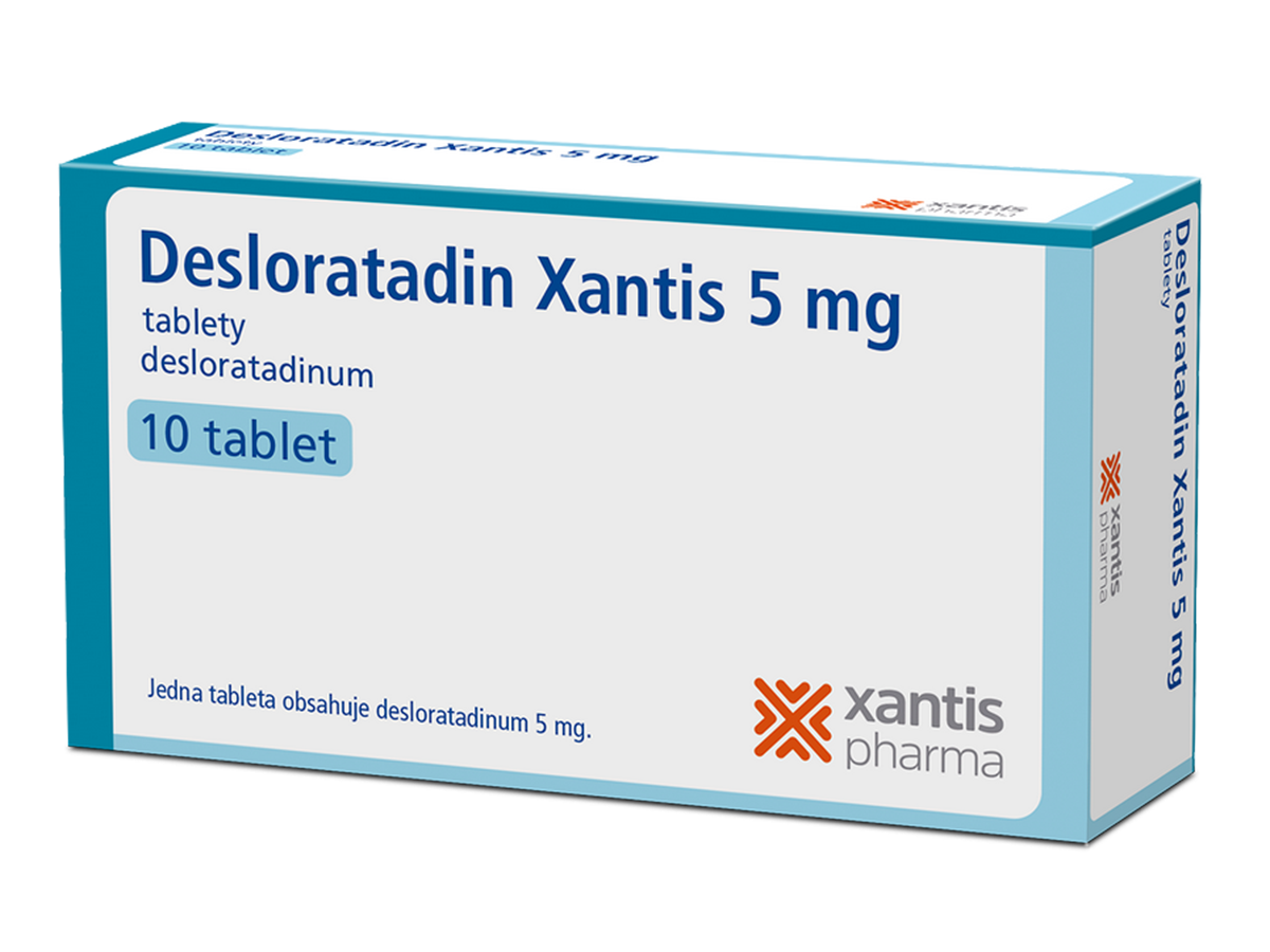 Desloratadin Xantis 5 mg 10 tablet Magistra.cz