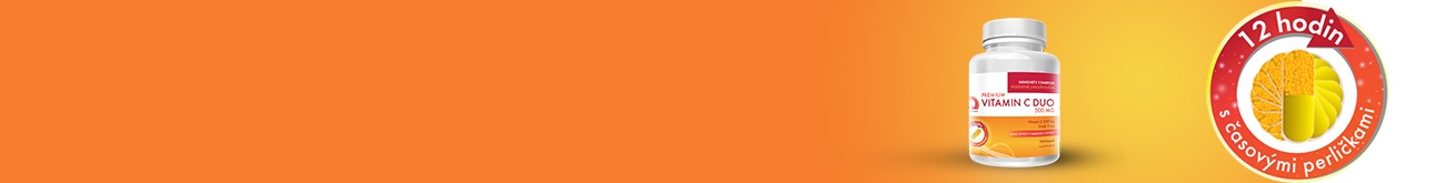 Až 12 hodin účinku díky postupnému uvolňování vitaminu C