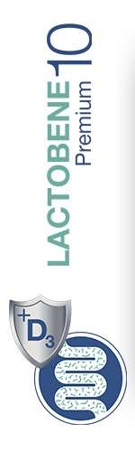 Lactobene 10 Premium probiotika s vitaminem D3 40 kapslí Lactobene 10 Premium probiotika s vitaminem D3 40 kapslí