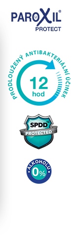Paroxil® Protect antibakteriální ústní voda s chlorhexidinem 0,2 % 250 ml Paroxil® Protect antibakteriální ústní voda s chlorhexidinem 0,2 % 250 ml