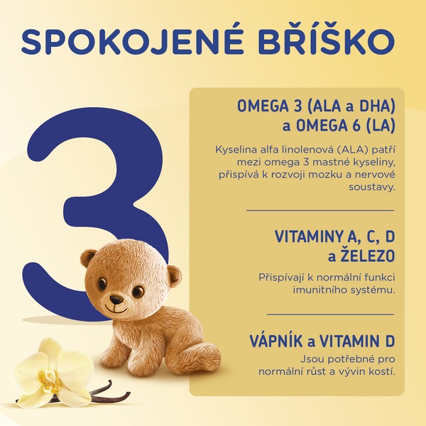 Sunar Complex 3 Vanilka batolecí mléko 3x600 g