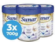 Sunar Premium 3 batolecí mléko 3x700 g