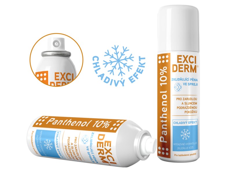 Exciderm Panthenol 10 % zklidňující pěna ve spreji 150 ml