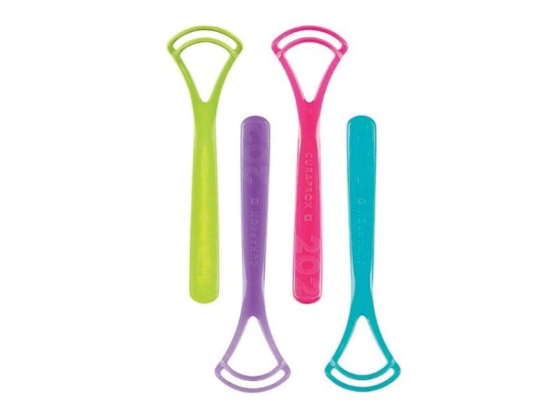 Curaprox CTC 202 škrabka na jazyk dvoučepelová široká 1 ks Curaprox CTC 202 škrabka na jazyk dvoučepelová široká 1 ks