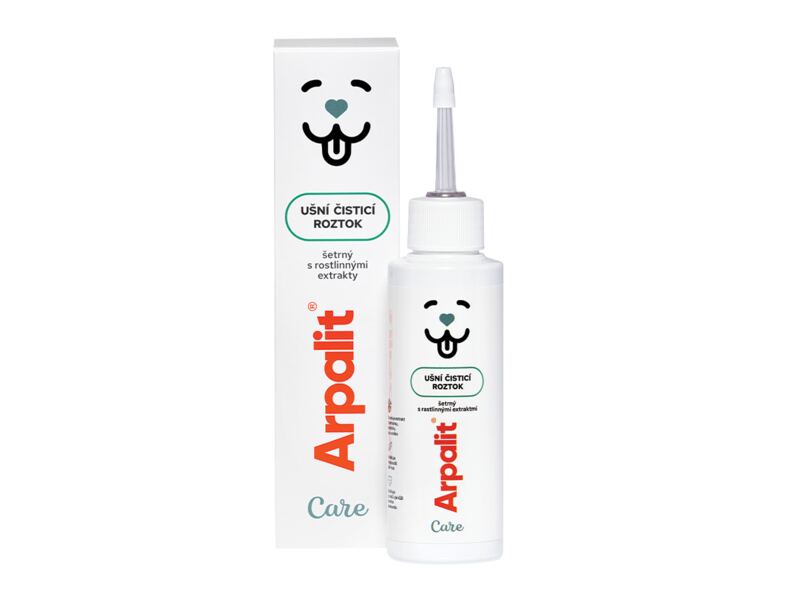 Arpalit Care ušní čisticí roztok s rostlinnými extrakty 100 ml Arpalit Care ušní čisticí roztok s rostlinnými extrakty 100 ml