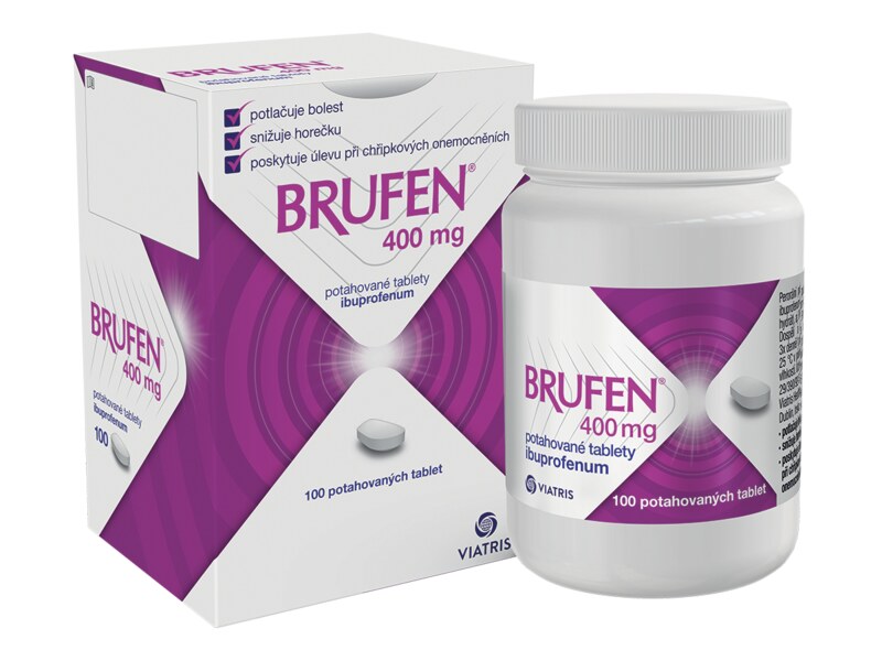 Brufen 400 mg 100 potahovaných tablet