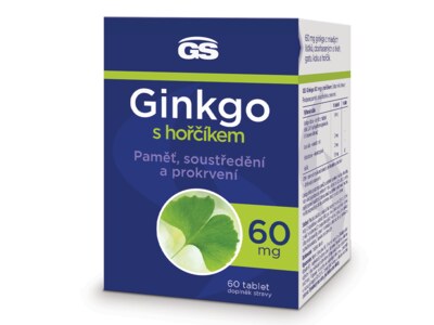 GS Ginkgo 60 mg s hořčíkem 60 tablet GS Ginkgo 60 mg s hořčíkem 60 tablet