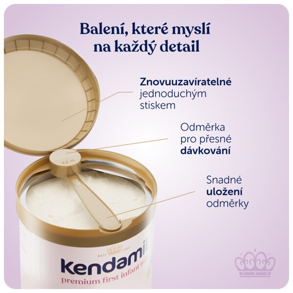 Kendamil Premium 1 počáteční mléko 800 g