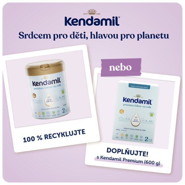 Kendamil Premium 2 pokračovací mléko 6+ měsíců 800 g