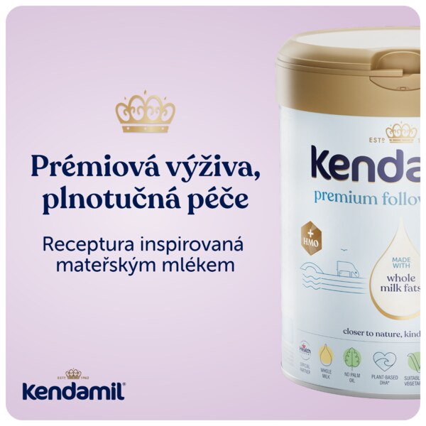 Kendamil Premium 2 pokračovací mléko 6+ měsíců 800 g