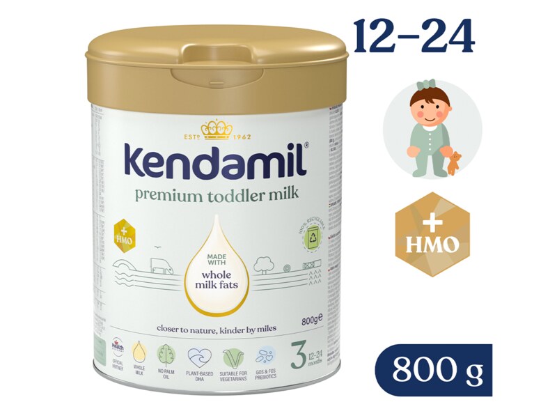 Kendamil Premium 3 batolecí mléko 12+ měsíců 800 g