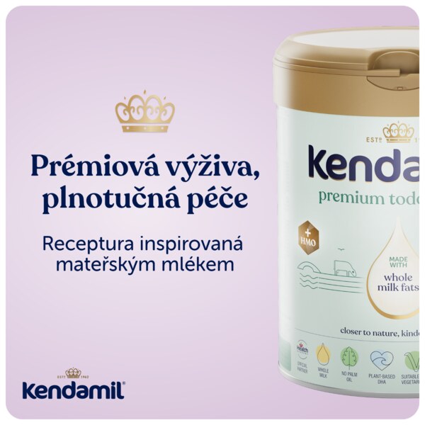 Kendamil Premium 3 batolecí mléko 12+ měsíců 800 g
