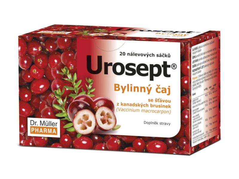 Urosept bylinný čaj nálevové sáčky 20x2 g