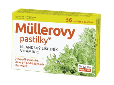 Müllerovy pastilky s islandským lišejníkem 36 ks