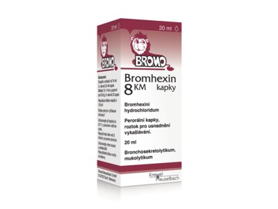 Bromhexin 8 KM kapky 20 ml Bromhexin 8 KM kapky 20 ml
