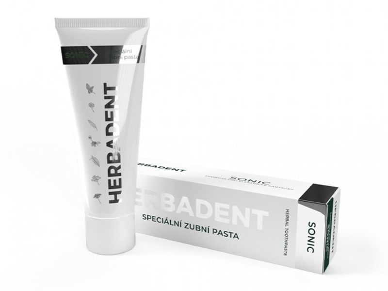 Herbadent Sonic speciální zubní pasta pro použití s elektrickým kartáčkem 75 g