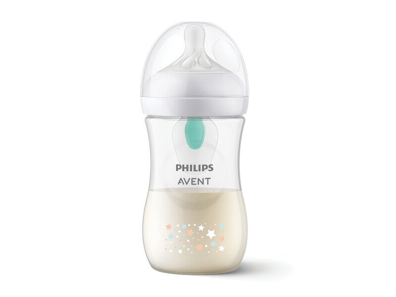 Philips Avent Natural Response kojenecká láhev s ventilem od 1. měsíce medvěd 260 ml