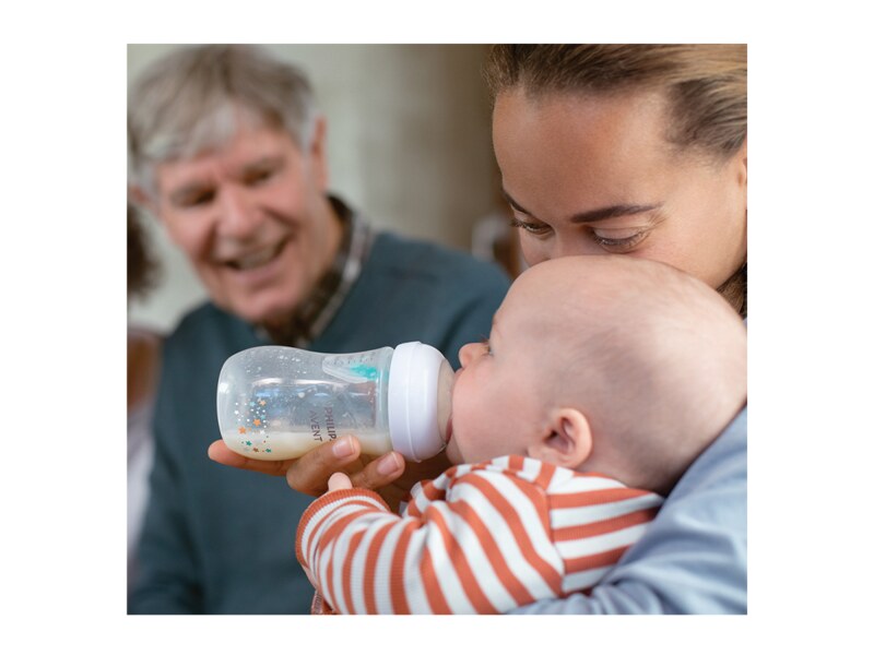 Philips Avent Natural Response kojenecká láhev s ventilem od 1. měsíce medvěd 260 ml