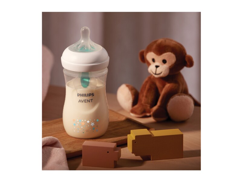 Philips Avent Natural Response kojenecká láhev s ventilem od 1. měsíce medvěd 260 ml