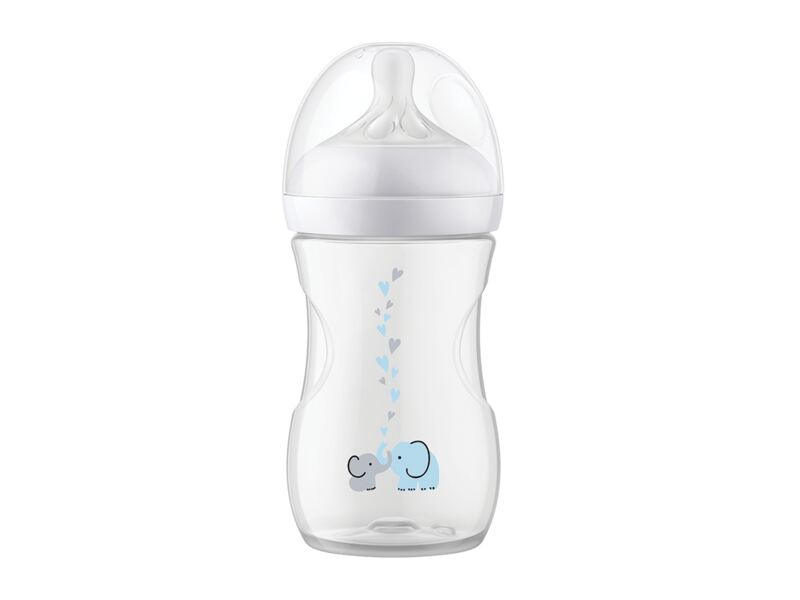 Philips Avent Natural Response kojenecká láhev s ventilem od 1. měsíce slon 260 ml