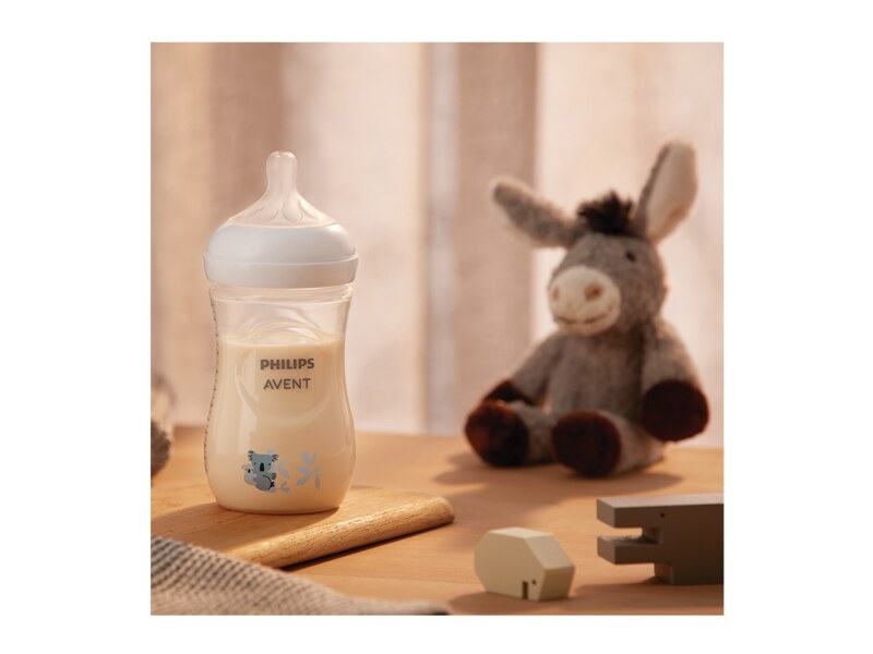 Philips Avent Natural Response kojenecká láhev od 1. měsíce koala 260 ml