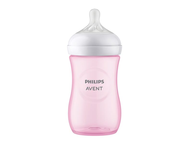 Philips Avent Natural Response kojenecká láhev od 1. měsíce růžová 260 ml