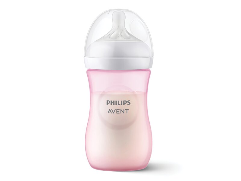 Philips Avent Natural Response kojenecká láhev od 1. měsíce růžová 260 ml
