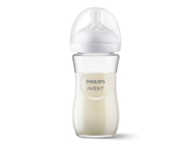Philips Avent Natural Response kojenecká láhev od 1. měsíce skleněná 240 ml