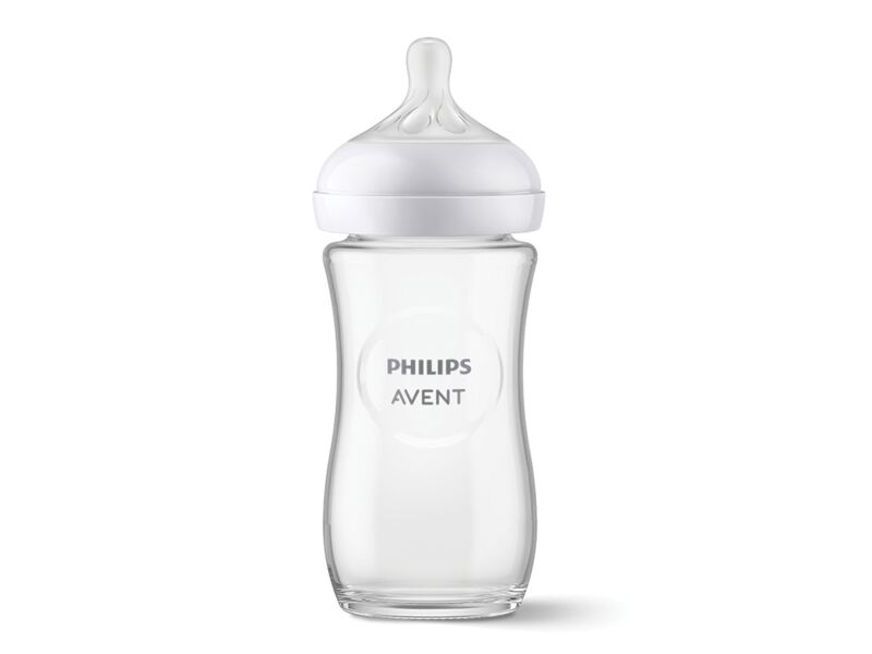 Philips Avent Natural Response kojenecká láhev od 1. měsíce skleněná 240 ml
