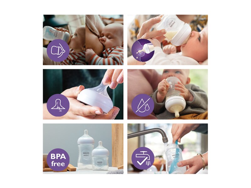 Philips Avent Natural Response kojenecká láhev od 1. měsíce 260 ml