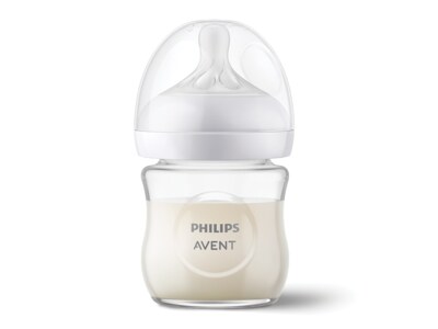 Philips Avent Natural Response kojenecká láhev od narození skleněná 120 ml