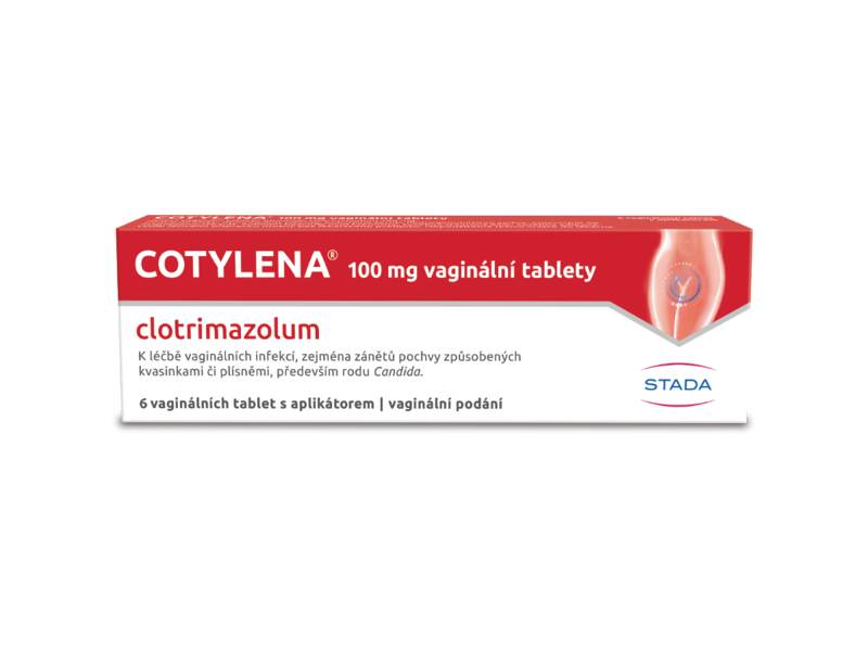 Cotylena 100 mg 6 vaginálních tablet