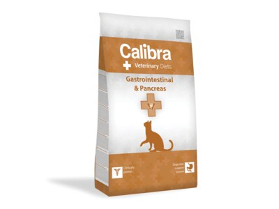 Calibra VD Cat Gastrointestinal & Pancreas pro kompenzaci špatného zažívání 2 kg Calibra VD Cat Gastrointestinal & Pancreas pro kompenzaci špatného zažívání 2 kg