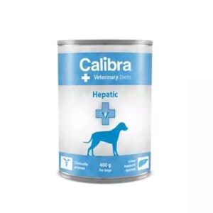 Calibra VD Dog Hepatic pro podporu jater konzerva 400 g