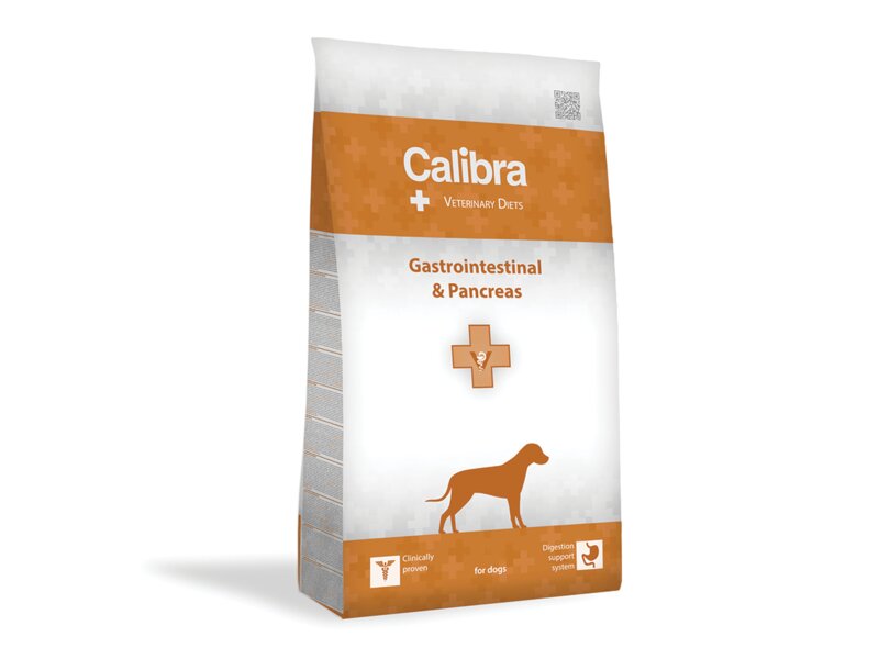 Calibra VD Dog Gastrointestinal & Pancreas pro kompenzaci špatného zažívání 2 kg