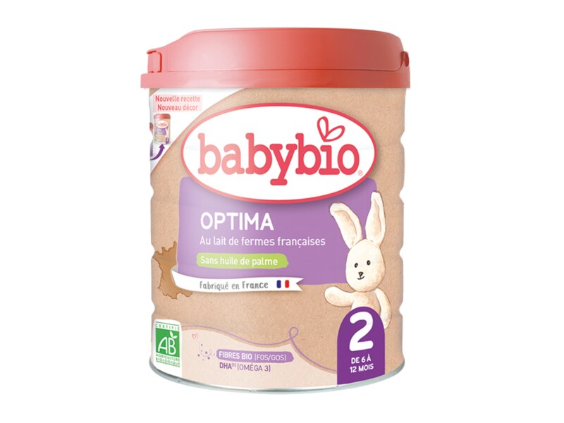 Babybio Optima 2 pokračovací mléko od 6. měsíce 800 g