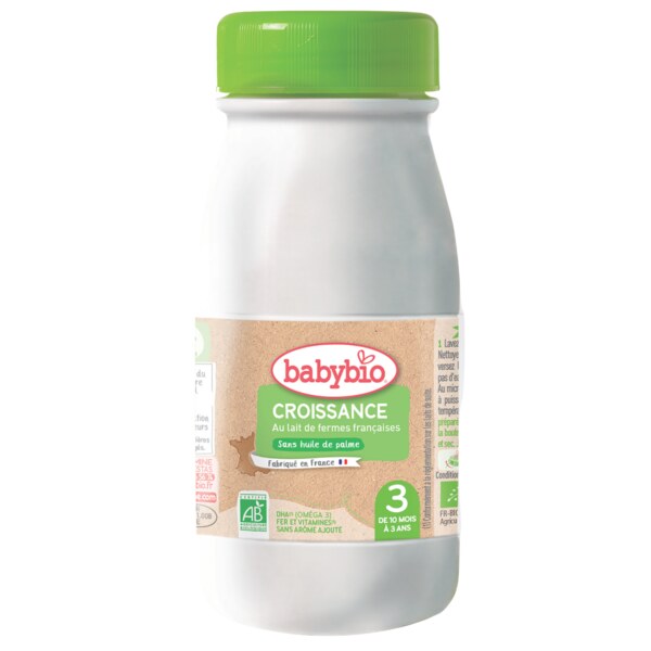 Babybio Croissance 3 pokračovací mléčná výživa 10+ měsíců 250 ml Babybio Croissance 3 pokračovací mléčná výživa 10+ měsíců 250 ml