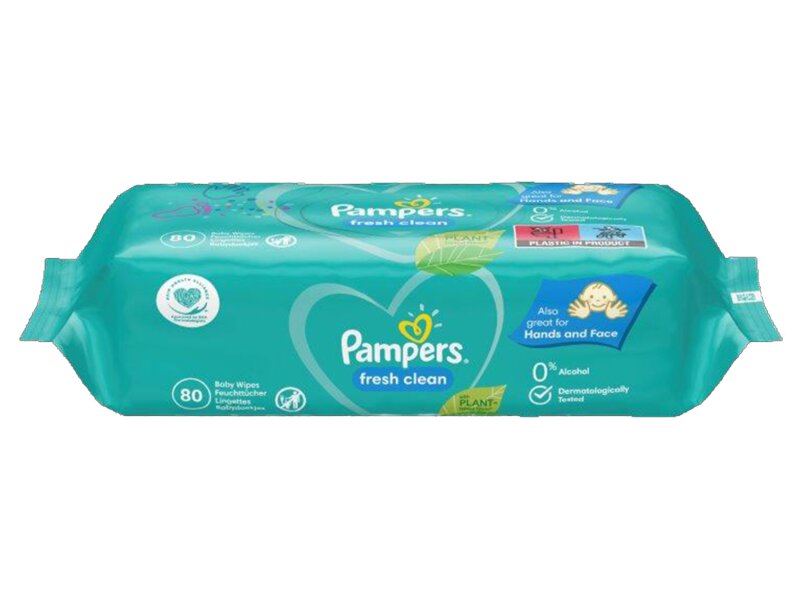 Pampers Fresh Clean vlhčené ubrousky 15x80 ks Pampers Fresh Clean vlhčené ubrousky 15x80 ks