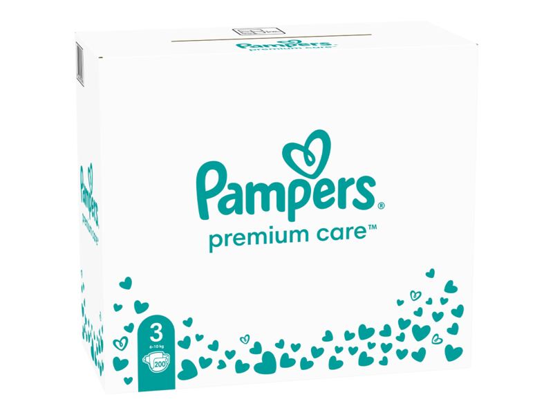 Pampers Premium Care vel. 3 (6 - 10 kg) plenky měsíční balení 200 ks