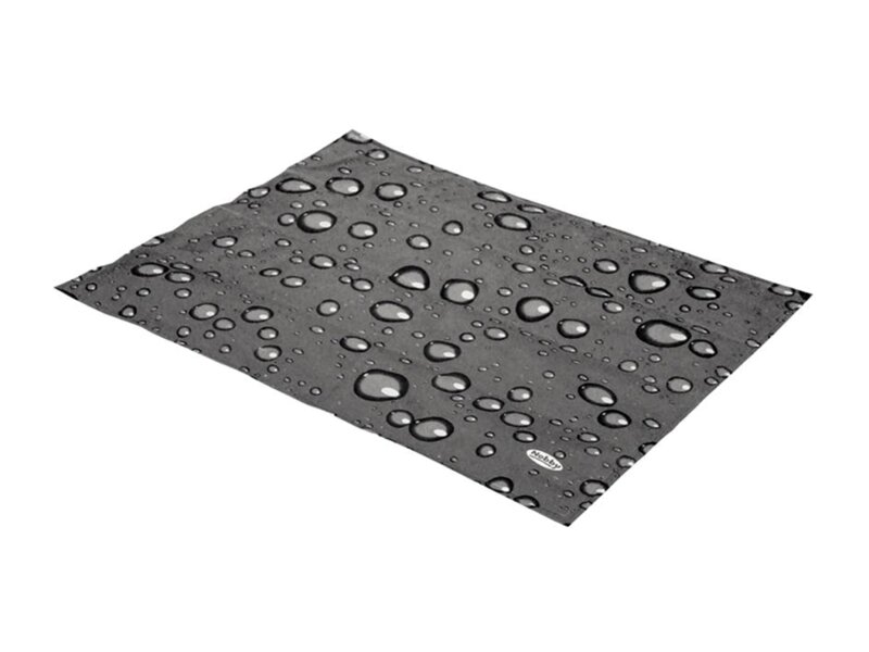 Flamingo Chladicí podložka se vzorem kapky šedá S 50x40 cm