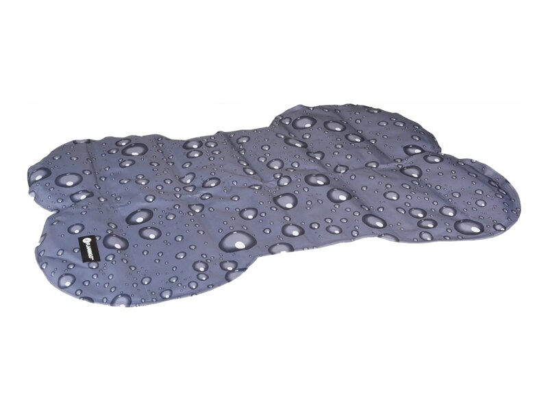 Flamingo Chladicí podložka ve tvaru kosti se vzorem kapky šedá 45x60 cm