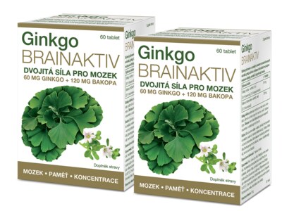 Ginkgo Brainaktiv 60 tablet 1+1 ZDARMA Ginkgo Brainaktiv 60 tablet 1+1 ZDARMA