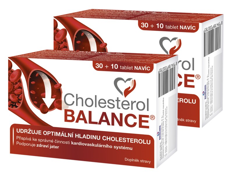 Cholesterol Balance 30+10 tablet NAVÍC výhodné balení 1+1 ZDARMA