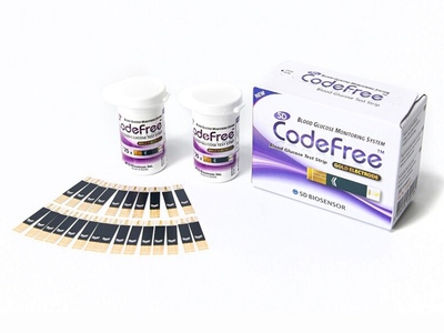 Proužky diagnostické SD Codefree Inzulínový režim 2 x 25 ks 