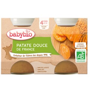 Babybio příkrm se sladkými bramborami 2x130 g Babybio příkrm se sladkými bramborami 2x130 g
