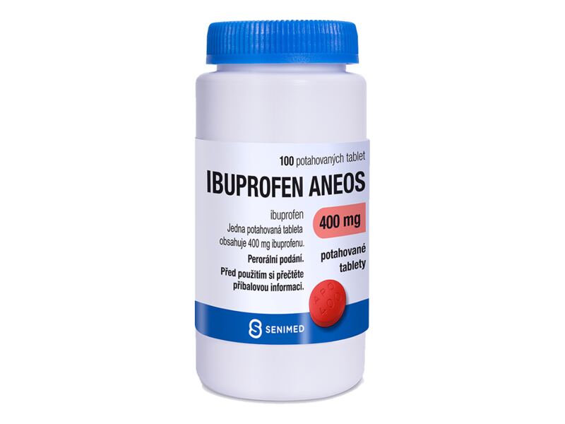 Ibuprofen Aneos 400 mg 100 potahovaných tablet Ibuprofen Aneos 400 mg 100 potahovaných tablet