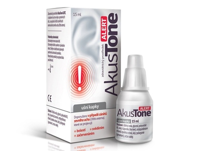 AkusTone Alert Ušní kapky při zánětu zevního ucha 15 ml