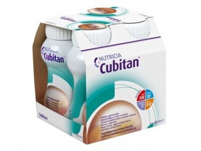 Cubitan nápoj s čokoládovou příchutí 4x200 ml