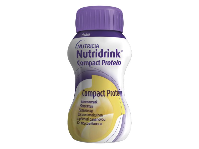 Nutridrink Compact Protein nápoj s bánánovou příchutí 4x125 ml