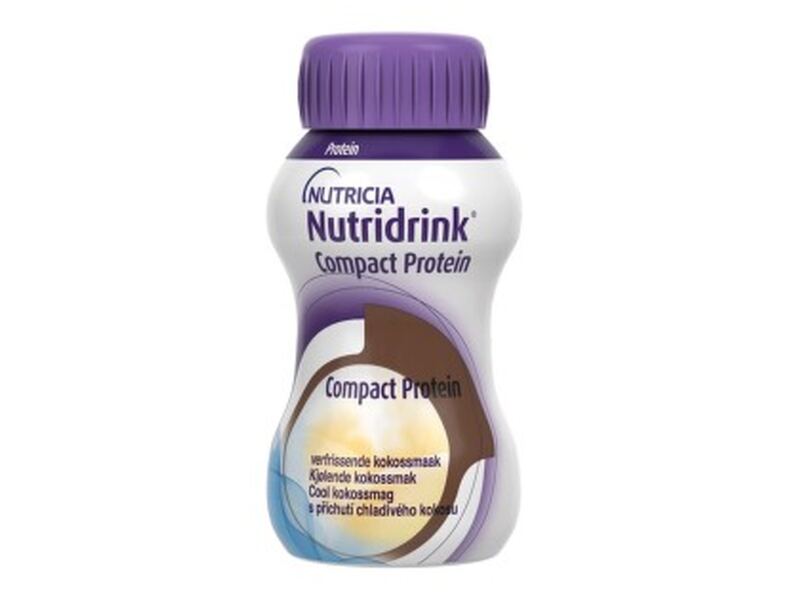 Nutridrink Compact Protein nápoj s příchutí chladivého kokosu 4x125 ml